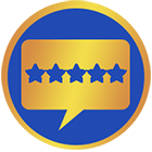 We vow to maintain a 5-Star Average Customer Rating.